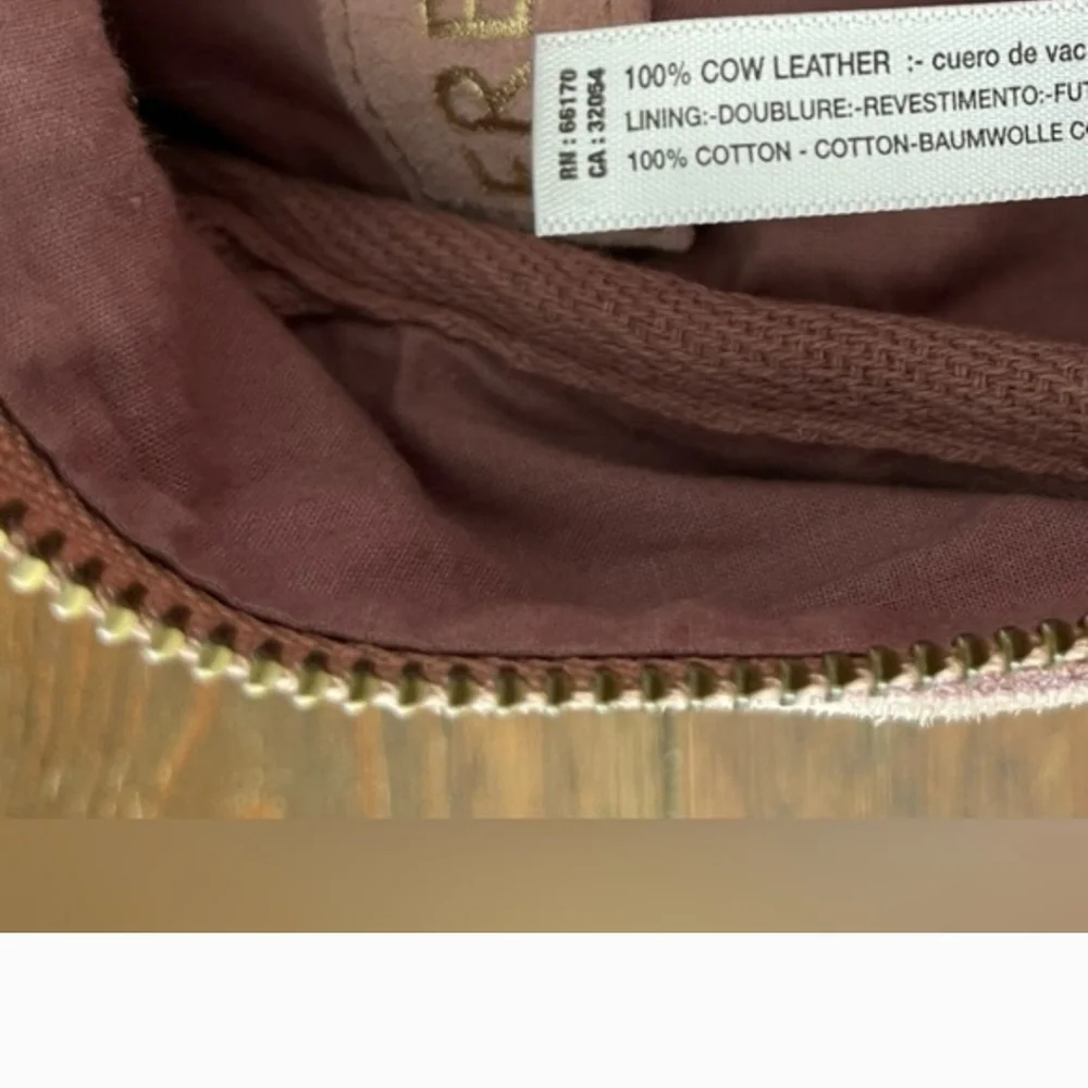 Free People Pink Suede Crossbody Sling Bag - Picture 5 of 8